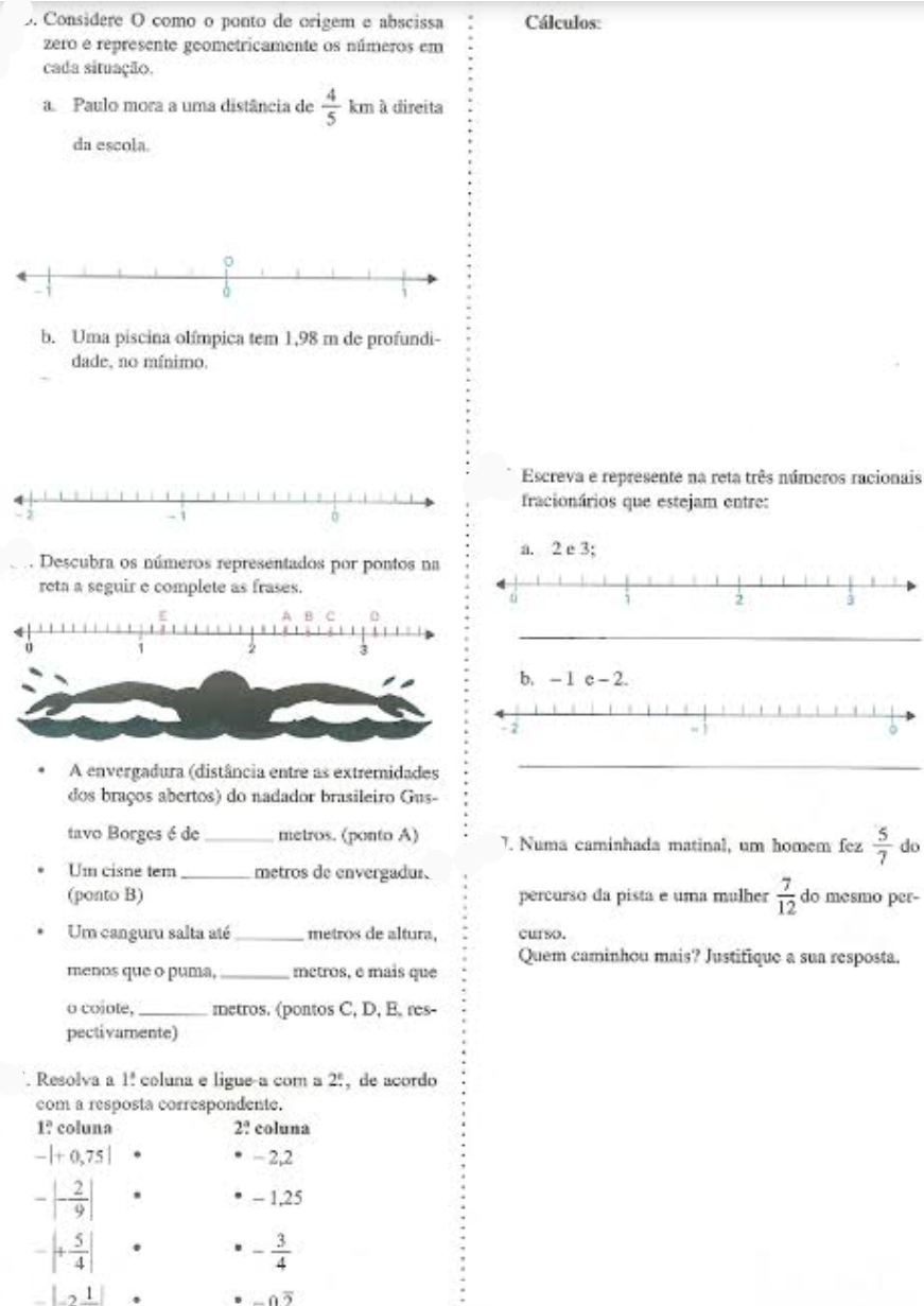 Situação problema ( racionais)