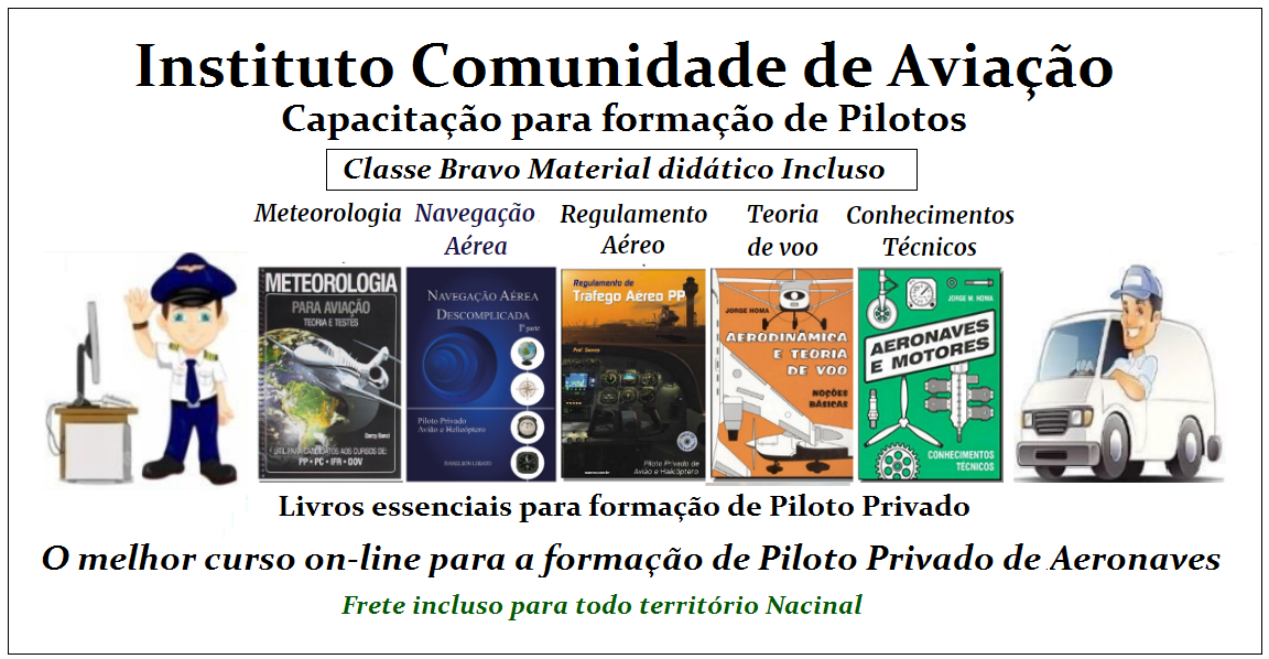 Navegação Aérea Descomplicada ,é Parte Integrante do Kit indispensável para sua formação de piloto